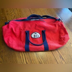 Vintage Black Dog Cafe Duffel Bag